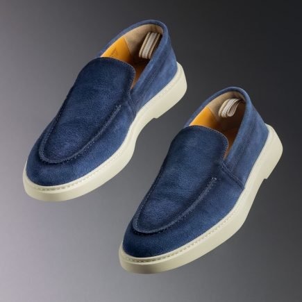 Mocassin d'Été en Veau Velours et Semelle Extralight